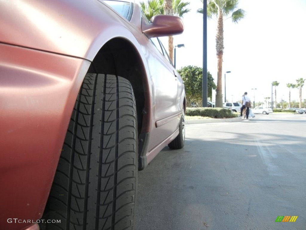 2000 Galant ES - Patriot Red Pearl / Tan photo #11