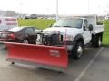 2006 Oxford White Ford F550 Super Duty XL Regular Cab 4x4 Plow Truck  photo #4