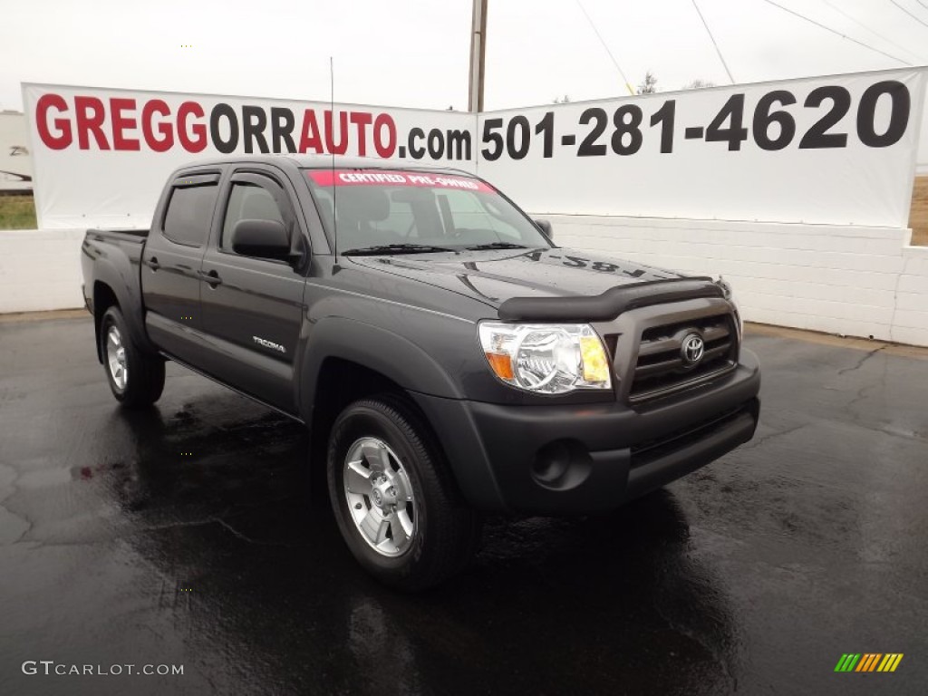 2009 Tacoma V6 Double Cab 4x4 - Magnetic Gray Metallic / Graphite Gray photo #1