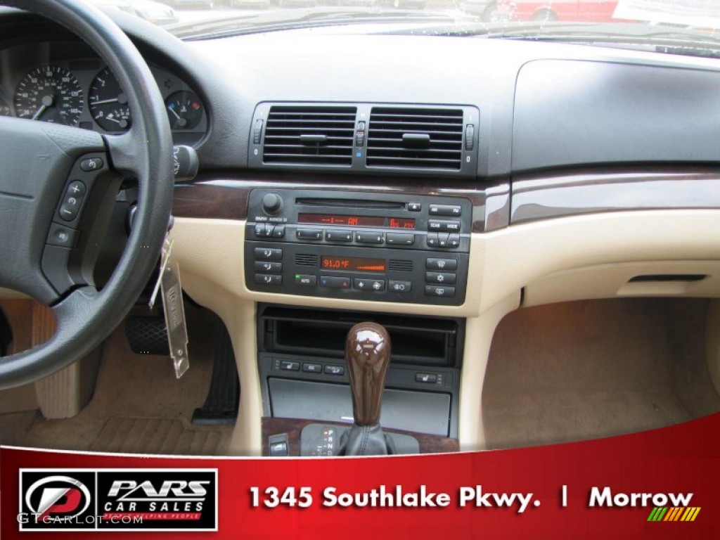 2003 3 Series 325xi Sedan - Jet Black / Sand photo #10