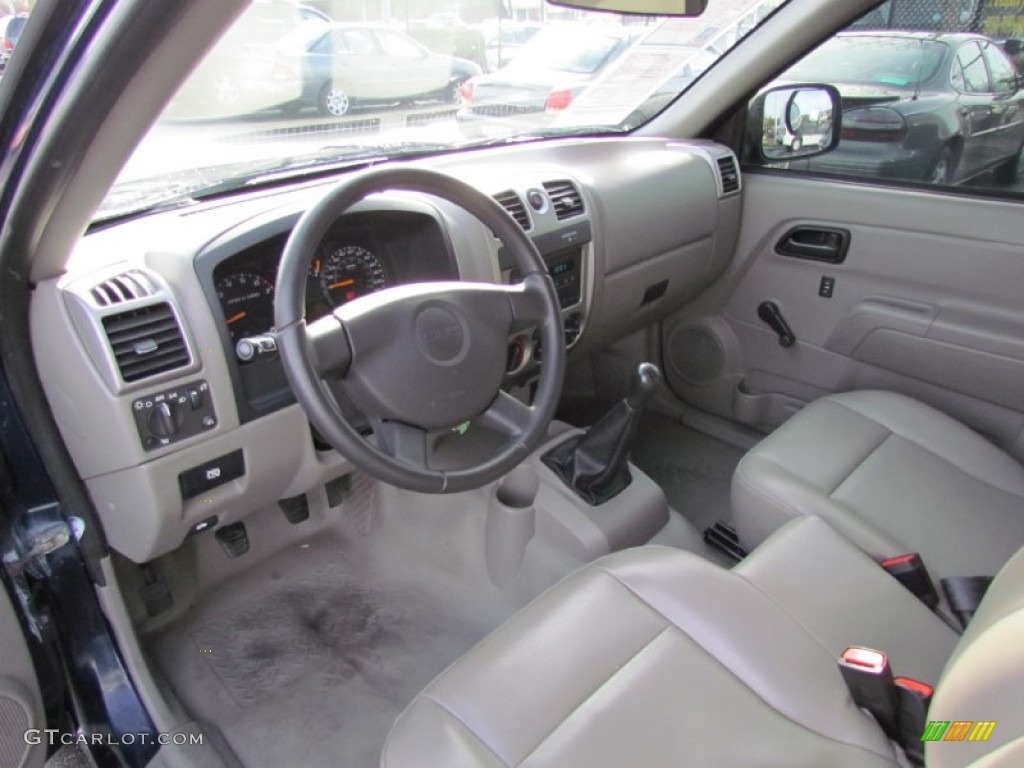 Pewter Interior 2007 GMC Canyon SL Regular Cab Photo #58640888