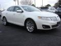 2010 White Platinum Metallic Tri-Coat Lincoln MKS FWD  photo #2