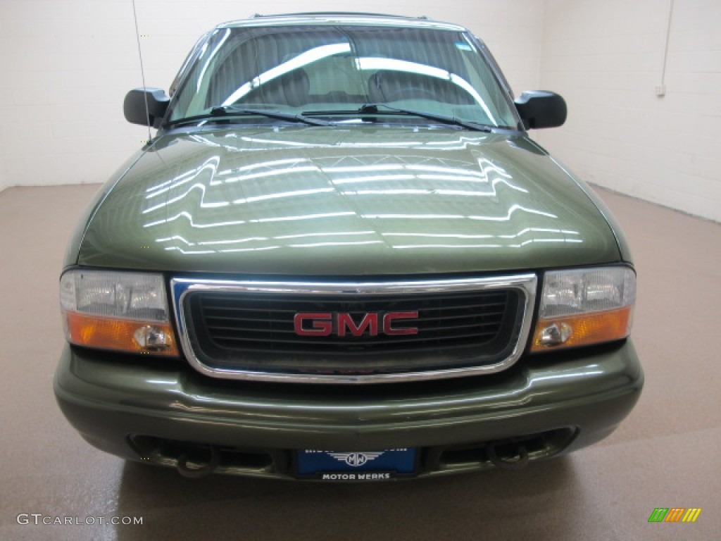 2001 Jimmy SLE 4x4 - Medium Sage Green Metallic / Pewter photo #2