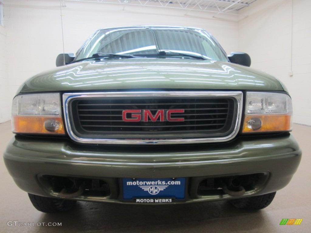 2001 Jimmy SLE 4x4 - Medium Sage Green Metallic / Pewter photo #3