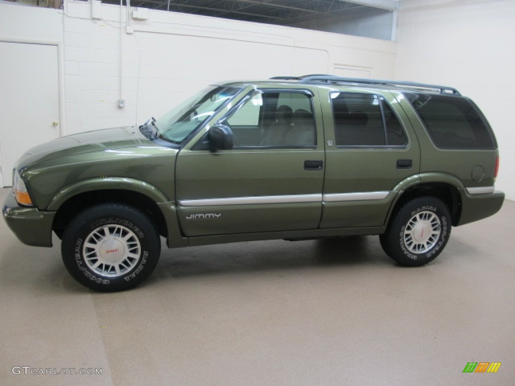 Medium Sage Green Metallic 2001 GMC Jimmy SLE 4x4 Exterior Photo #58644965