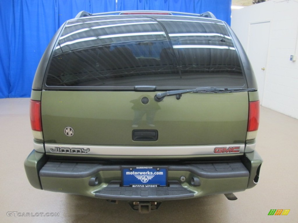 2001 Jimmy SLE 4x4 - Medium Sage Green Metallic / Pewter photo #7
