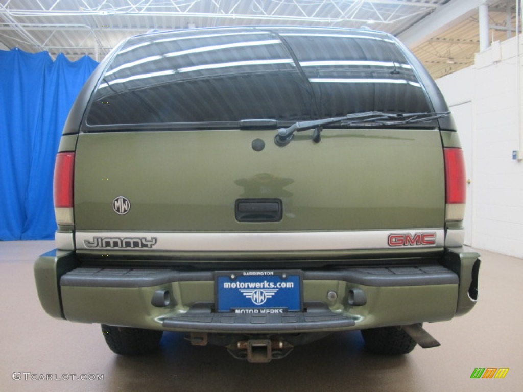 2001 Jimmy SLE 4x4 - Medium Sage Green Metallic / Pewter photo #8