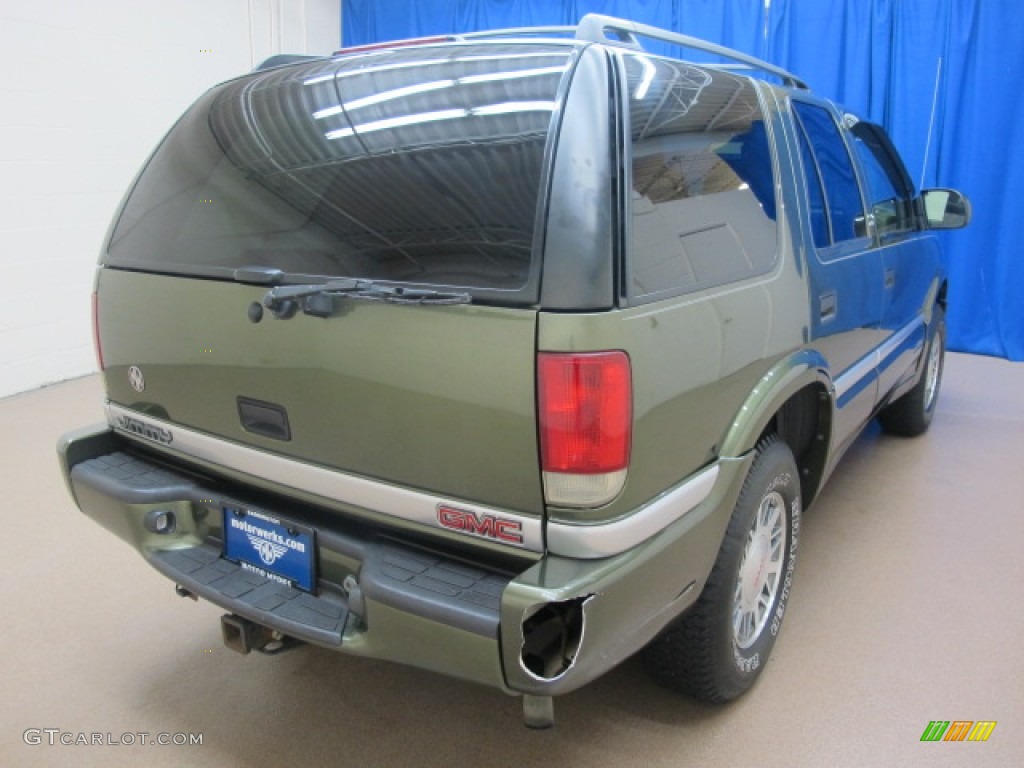 2001 Jimmy SLE 4x4 - Medium Sage Green Metallic / Pewter photo #9