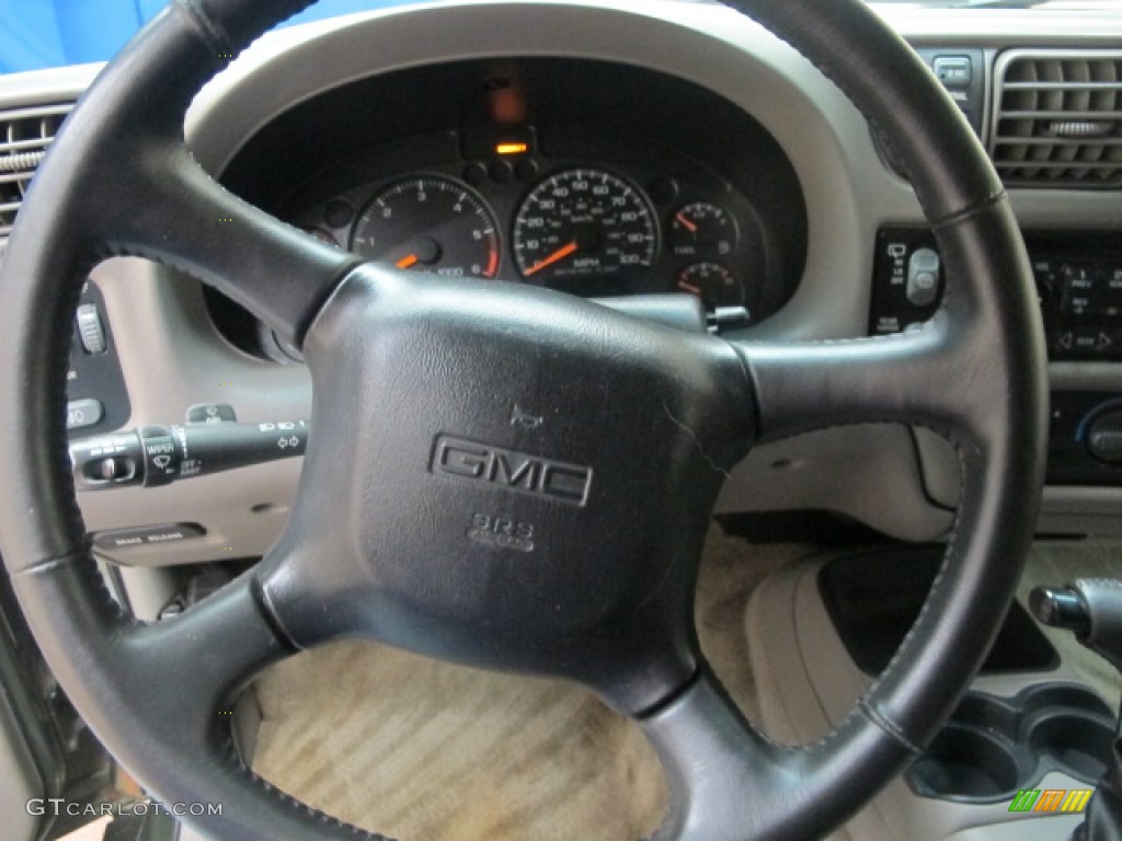 2001 GMC Jimmy SLE 4x4 Pewter Steering Wheel Photo #58645268