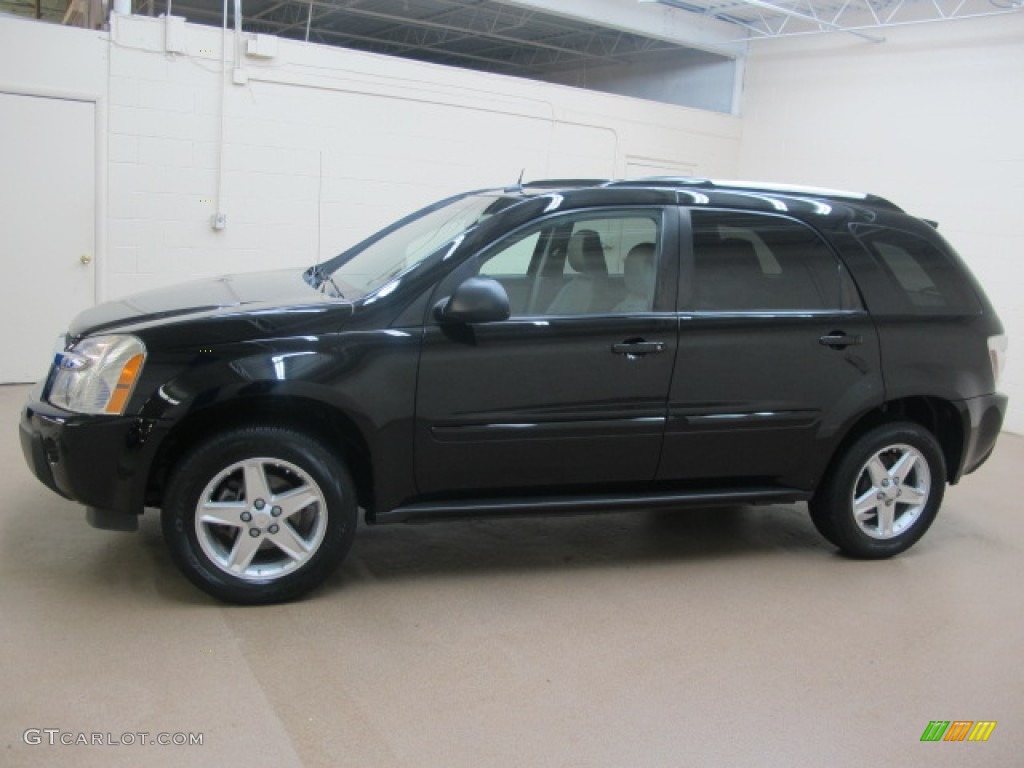 2005 Equinox LT AWD - Black / Light Gray photo #5
