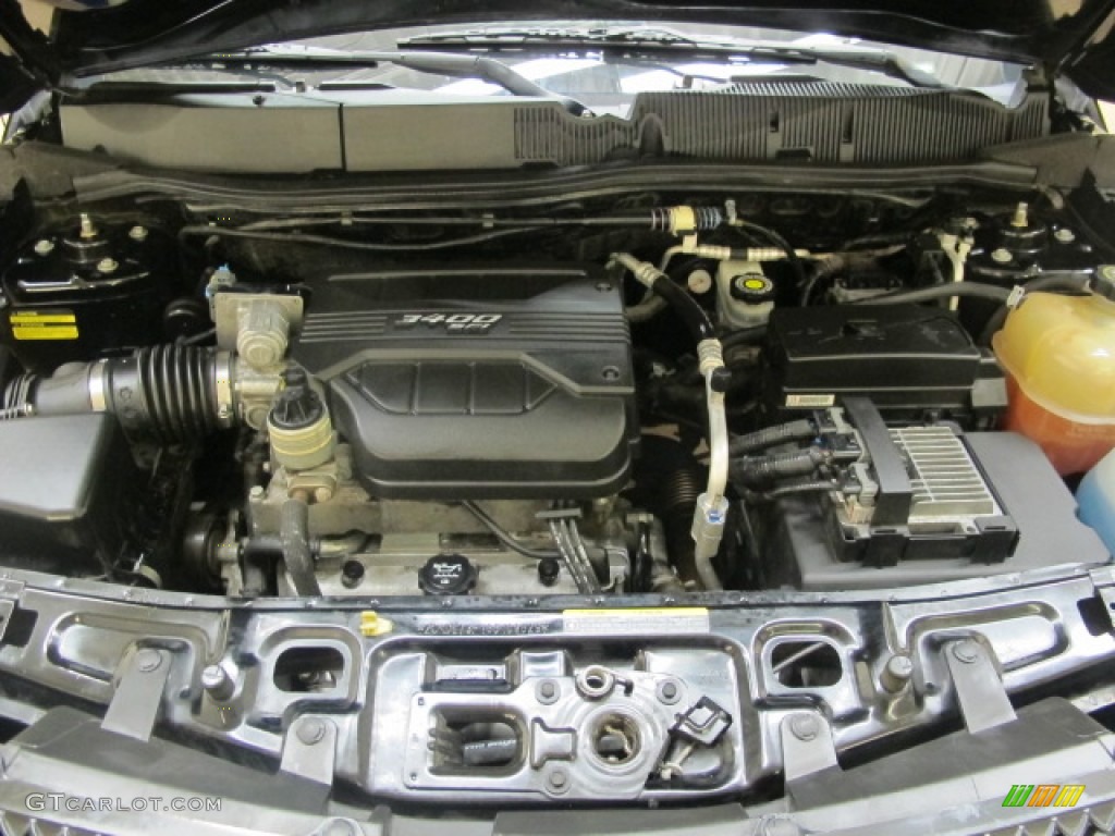 2005 Equinox LT AWD - Black / Light Gray photo #11