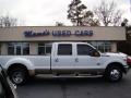 2011 Oxford White Ford F350 Super Duty Lariat Crew Cab 4x4 Dually  photo #1