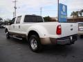 2011 Oxford White Ford F350 Super Duty Lariat Crew Cab 4x4 Dually  photo #8