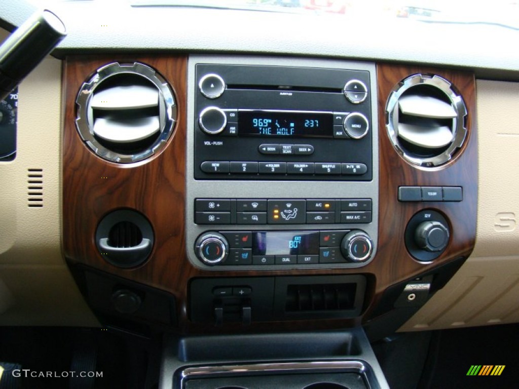 2011 Ford F350 Super Duty Lariat Crew Cab 4x4 Dually Controls Photo #58646162