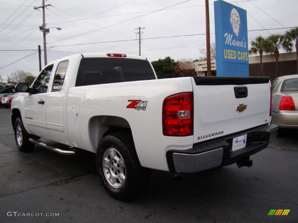 2009 Silverado 1500 LT Extended Cab 4x4 - Summit White / Ebony photo #6