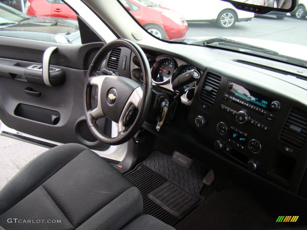 2009 Silverado 1500 LT Extended Cab 4x4 - Summit White / Ebony photo #14