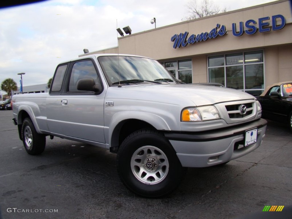 2003 B-Series Truck B3000 Cab Plus Dual Sport - Silver Metallic / Medium Dark Flint photo #28