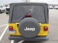 2003 Solar Yellow Jeep Wrangler X 4x4  photo #8