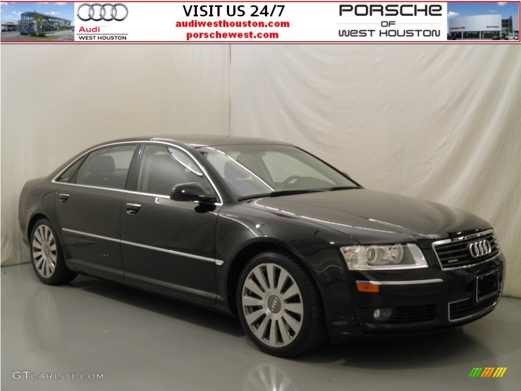 2005 A8 L 4.2 quattro - Brilliant Black / Black photo #1