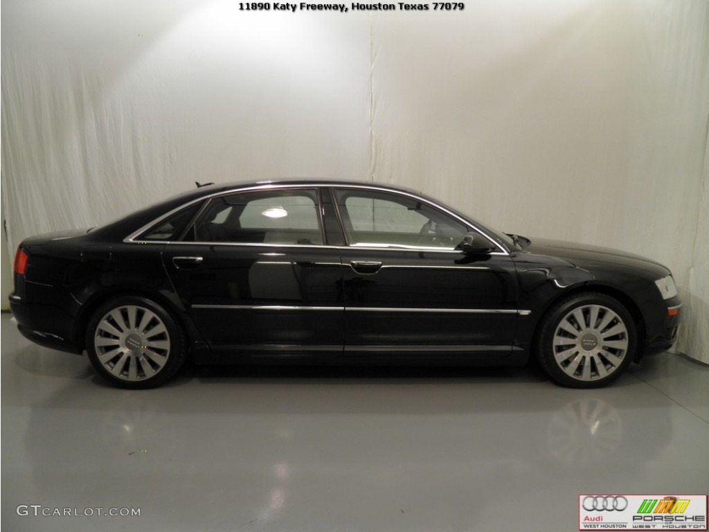 2005 A8 L 4.2 quattro - Brilliant Black / Black photo #6