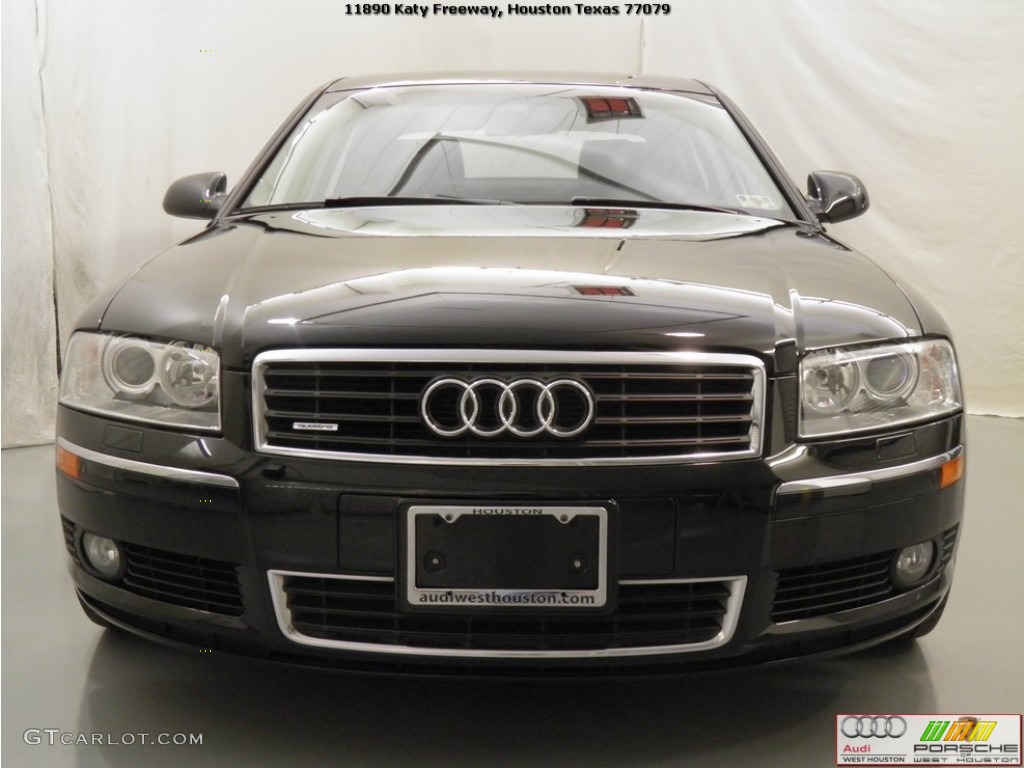 2005 A8 L 4.2 quattro - Brilliant Black / Black photo #20