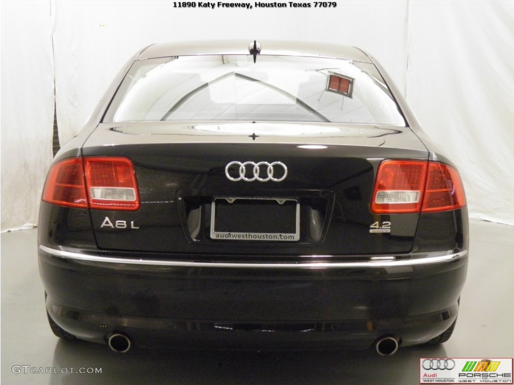 2005 A8 L 4.2 quattro - Brilliant Black / Black photo #22