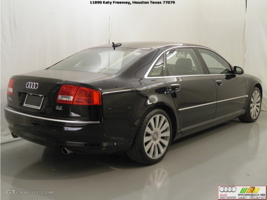 2005 A8 L 4.2 quattro - Brilliant Black / Black photo #24