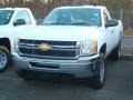 2012 Summit White Chevrolet Silverado 3500HD WT Regular Cab 4x4  photo #1