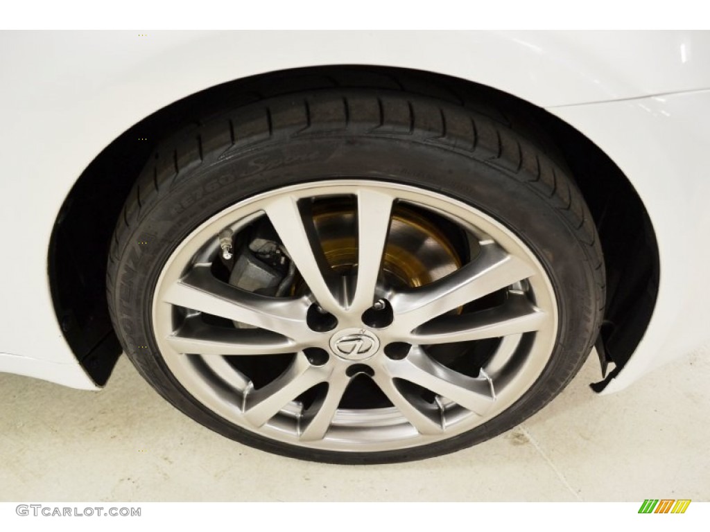 2008 IS 250 - Starfire White Pearl / Sterling Gray photo #3