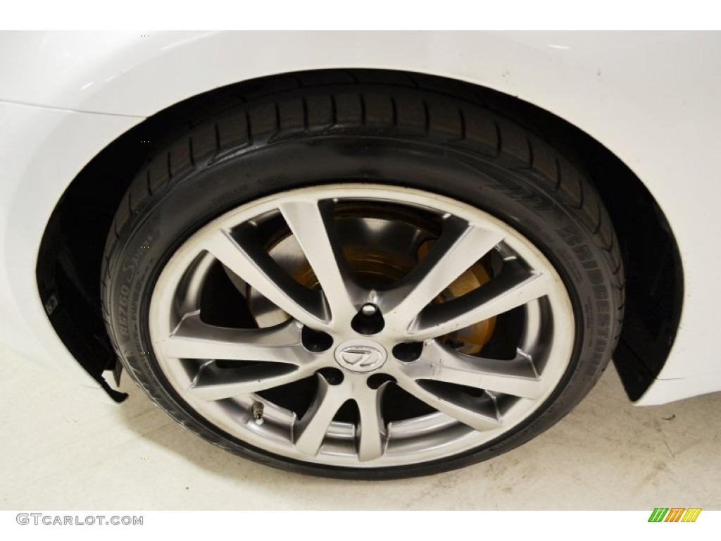 2008 IS 250 - Starfire White Pearl / Sterling Gray photo #9