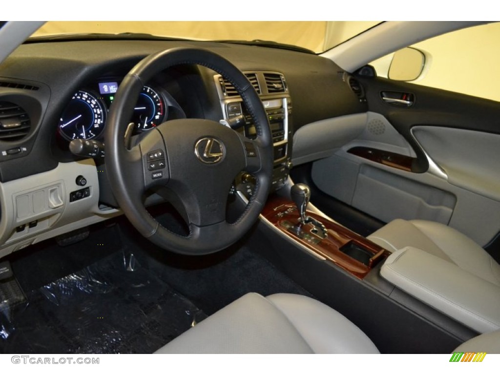 2008 IS 250 - Starfire White Pearl / Sterling Gray photo #11