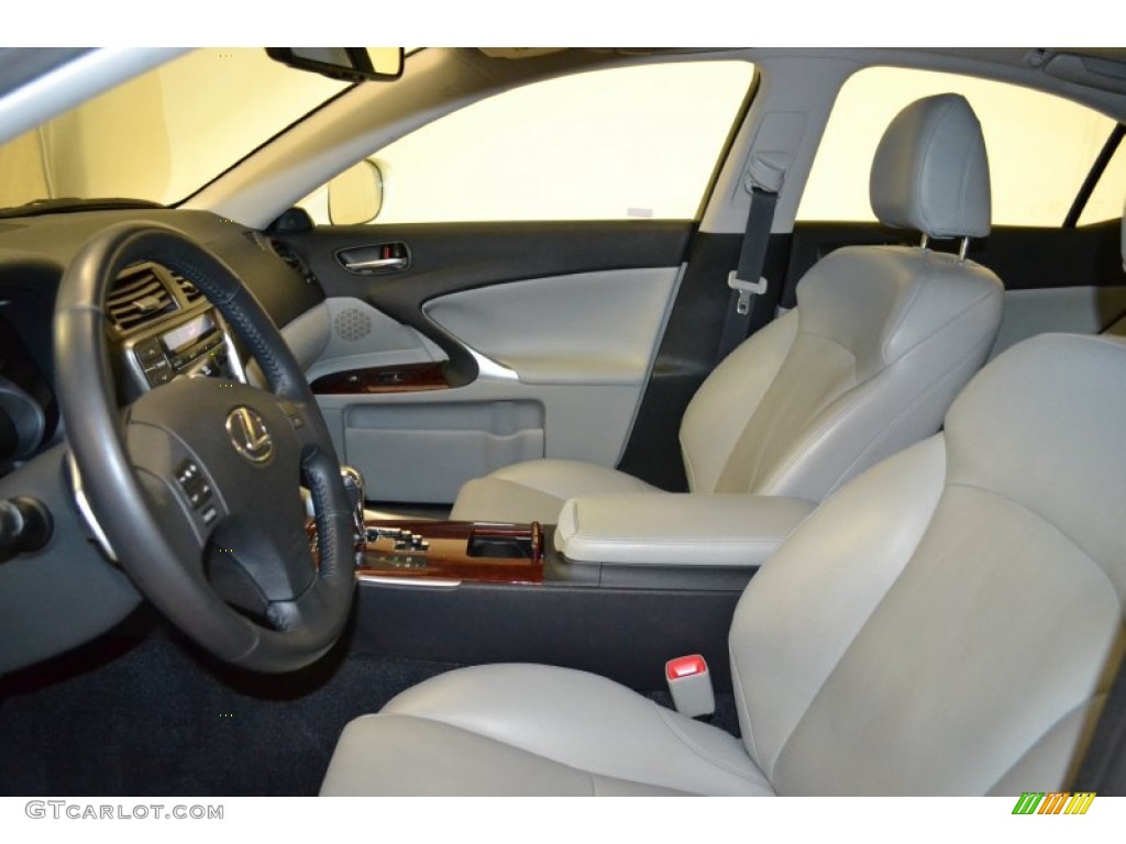 2008 IS 250 - Starfire White Pearl / Sterling Gray photo #12