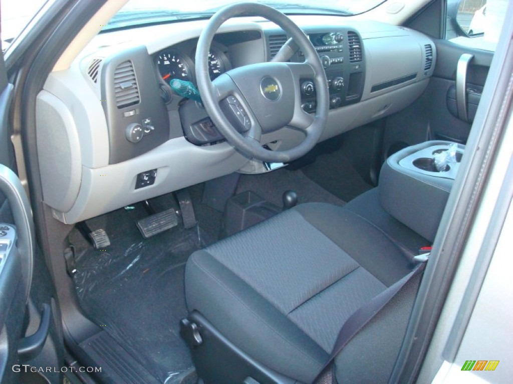 Dark Titanium Interior 2012 Chevrolet Silverado 1500 LS Crew Cab 4x4 Photo #58648739