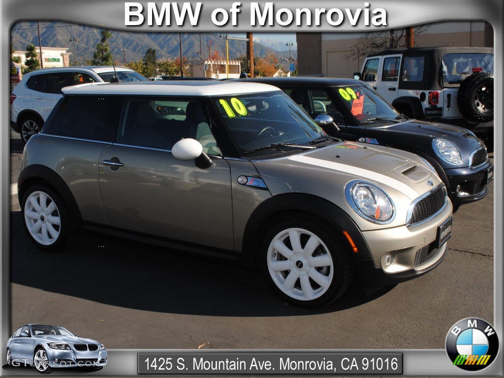 2010 Cooper S Hardtop - Sparkling Silver Metallic / Grey/Carbon Black photo #1