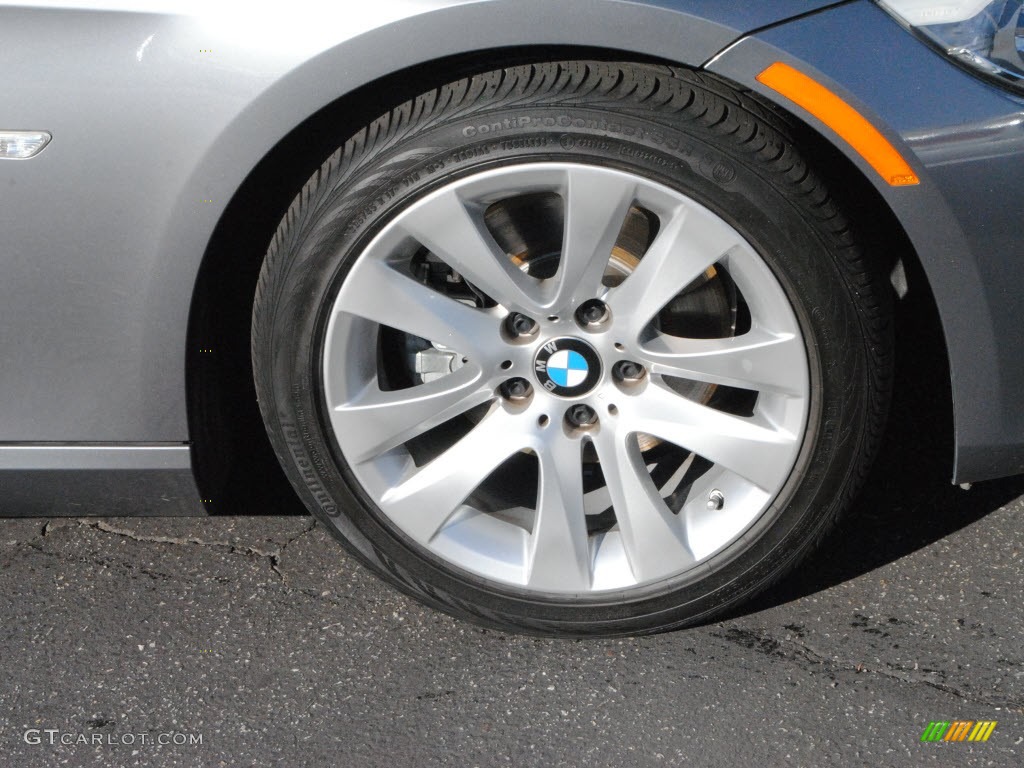 2011 3 Series 328i Coupe - Space Gray Metallic / Black photo #2