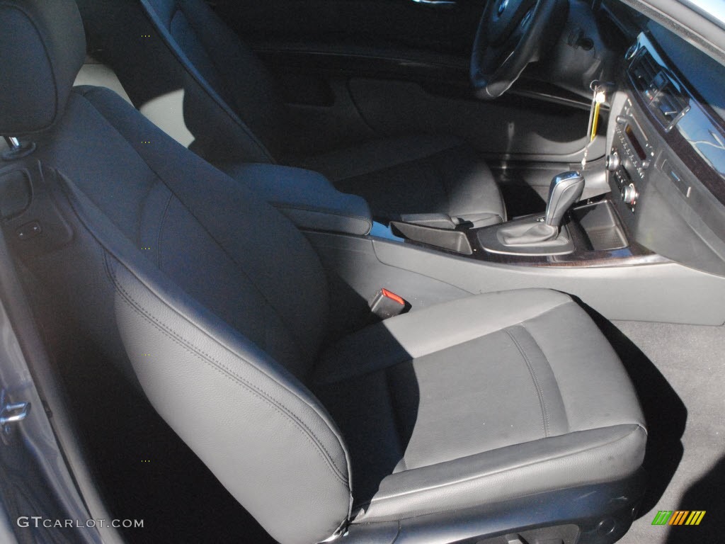 2011 3 Series 328i Coupe - Space Gray Metallic / Black photo #6