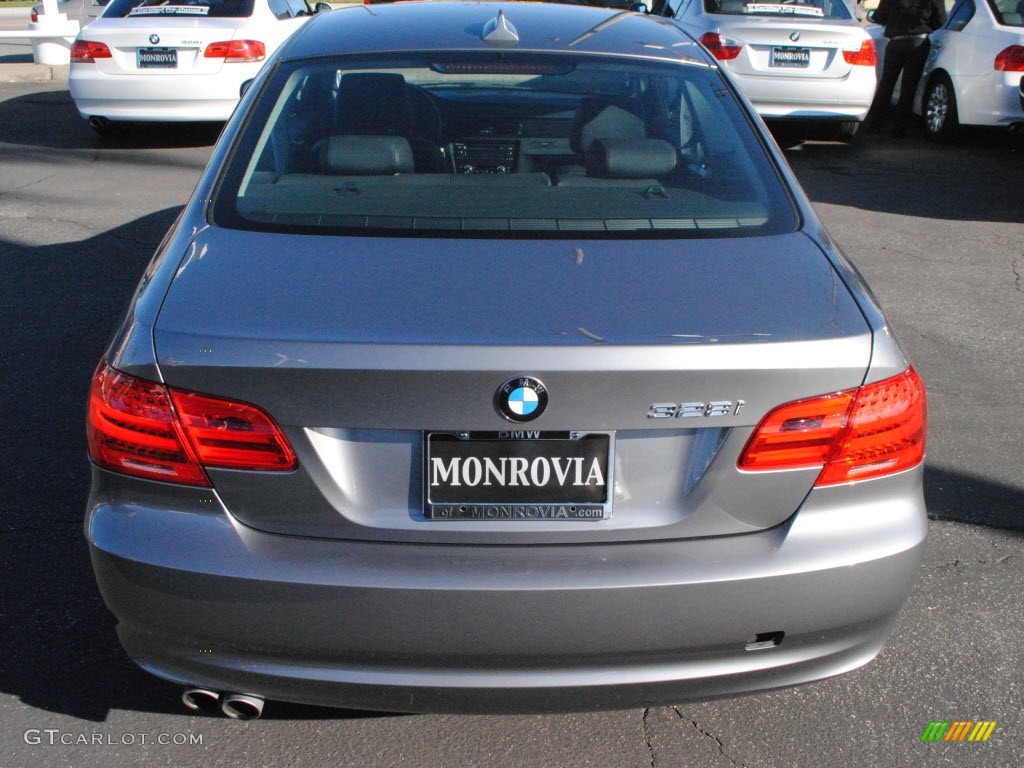 2011 3 Series 328i Coupe - Space Gray Metallic / Black photo #9