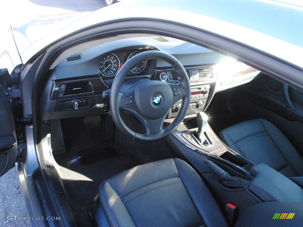 2011 3 Series 328i Coupe - Space Gray Metallic / Black photo #13