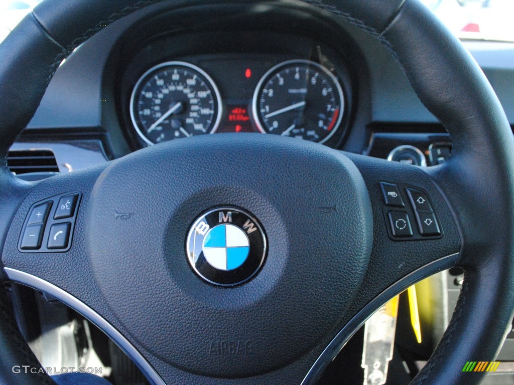 2011 3 Series 328i Coupe - Space Gray Metallic / Black photo #18