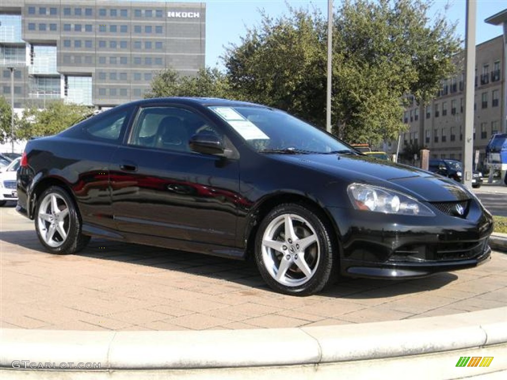 2006 RSX Type S Sports Coupe - Nighthawk Black Pearl / Ebony photo #3