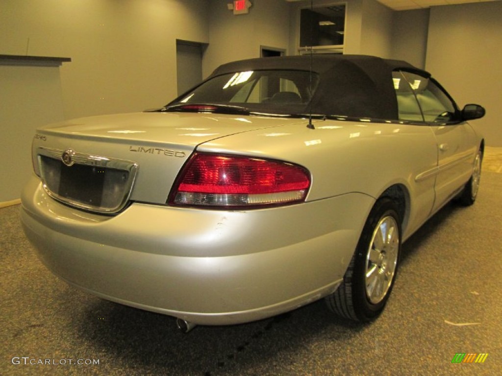 2004 Sebring Limited Convertible - Bright Silver Metallic / Taupe photo #7