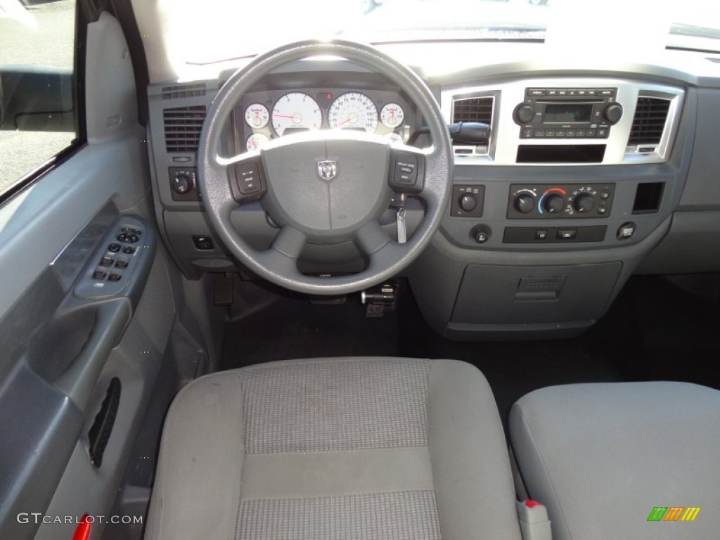 2008 Ram 3500 Big Horn Edition Quad Cab 4x4 - Mineral Gray Metallic / Medium Slate Gray photo #6