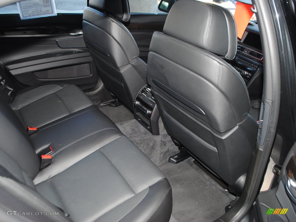 Black Interior 2011 BMW 7 Series ActiveHybrid 750Li Sedan Photo #58652914