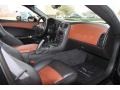 Ebony/Sienna 2009 Chevrolet Corvette Z06 Interior Color