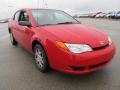 2003 Red Saturn ION 2 Quad Coupe  photo #5