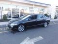2010 Crystal Black Pearl Honda Civic Si Sedan  photo #4