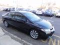 2010 Crystal Black Pearl Honda Civic Si Sedan  photo #12