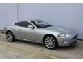 Liquid Silver Metallic 2007 Jaguar XK XK8 Coupe Exterior