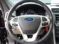 Medium Light Stone 2012 Ford Explorer XLT Steering Wheel