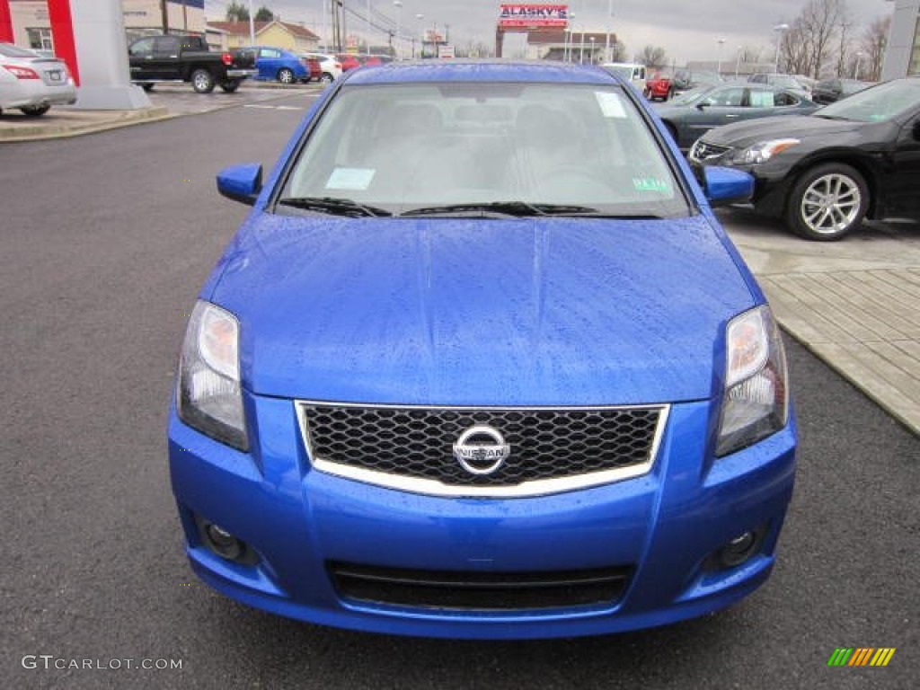 2012 Sentra 2.0 SR Special Edition - Metallic Blue / Charcoal photo #2